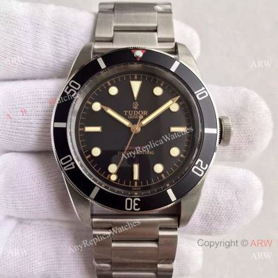 Swiss Replica Tudor Geneve ETA2824 Watch SS Black Bezel